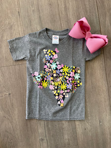 Youth Texas Flowers Tee