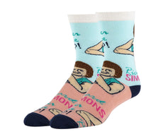 Never Give Up Crew Socks