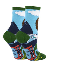 Bob Ross Let’s Get Crazy Crew Socks
