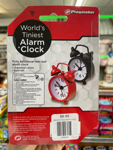 World’s Tiniest Alarm Clock