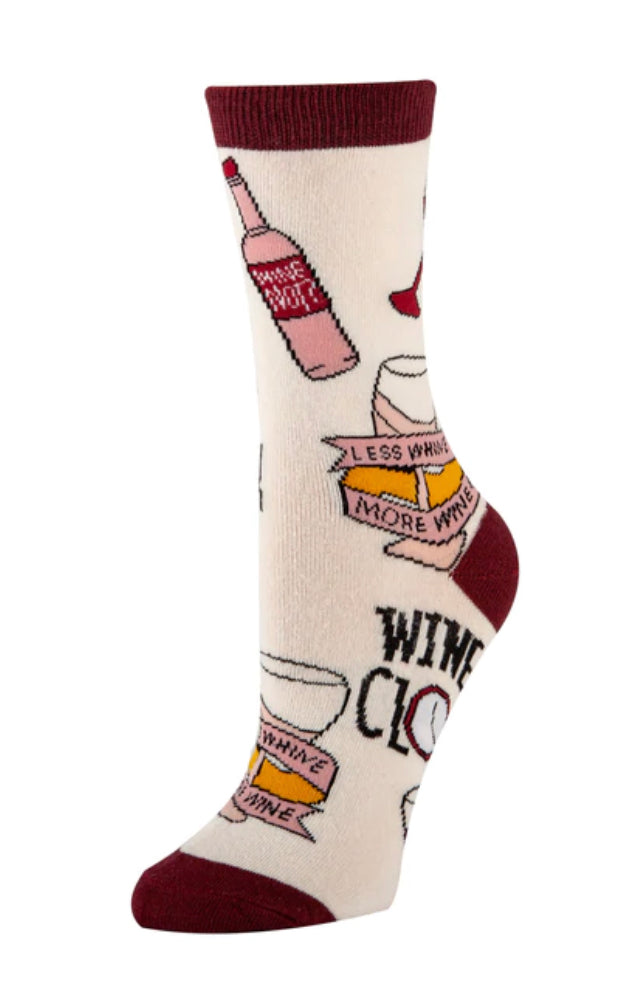 Put a Cork in it Crew Socks