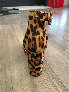 Leopard Dressy Block Heels