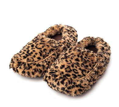 Leopard Slippers Warmies