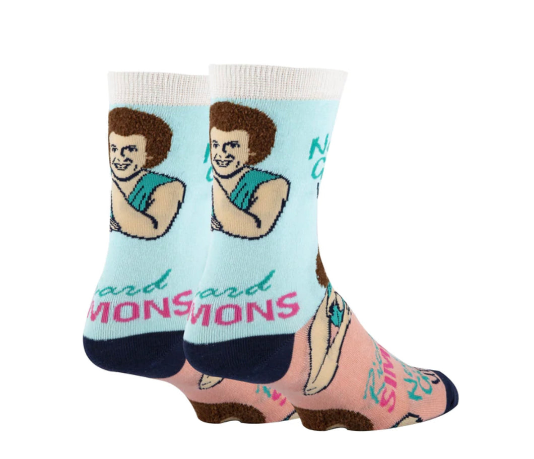 Never Give Up Crew Socks