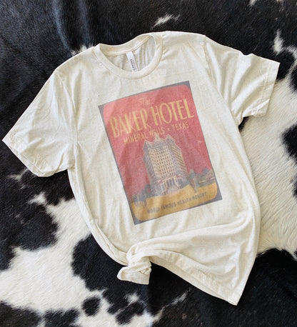 Vintage Baker Hotel Tee