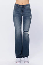 Dark Wash Mid Rise Bootcut Jeans