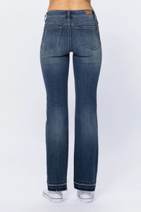 Dark Wash Mid Rise Bootcut Jeans