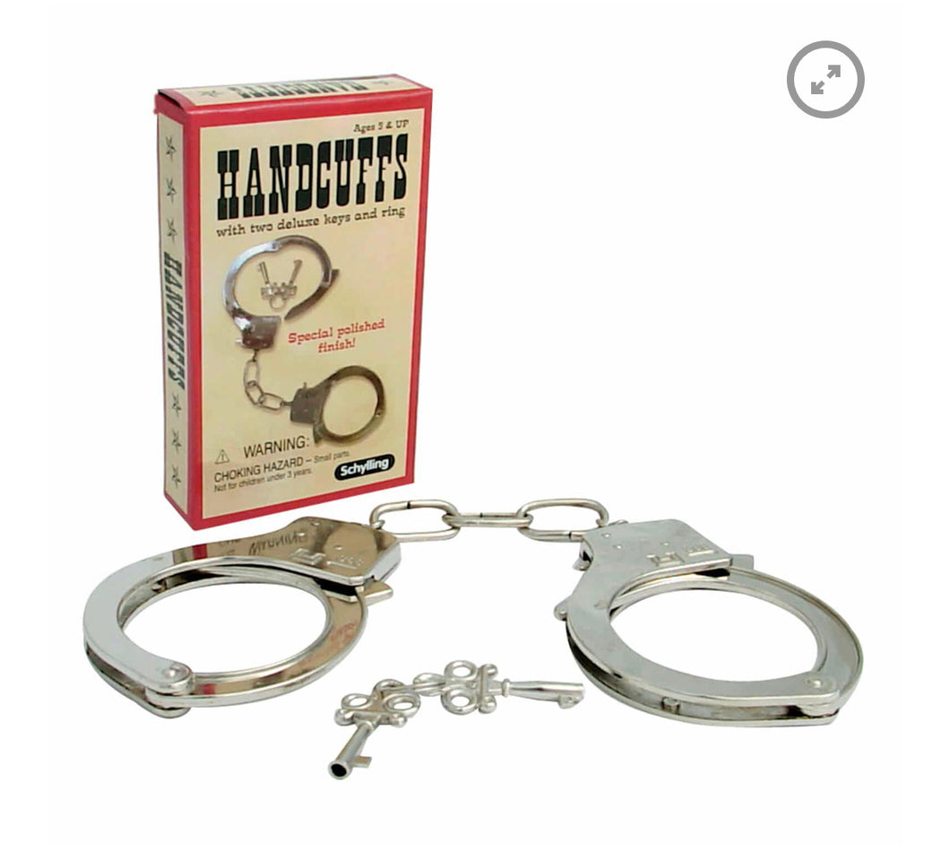 Metal Toy Handcuffs with Keys